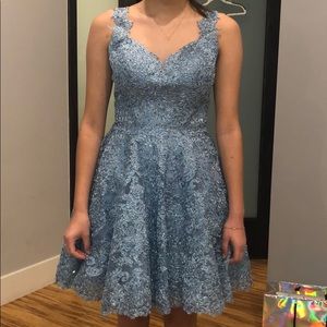 Sherri Hill baby blue dress
